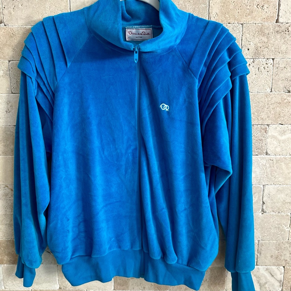 Oscar de la Renta Blue Activewear - Picture 3 of 5